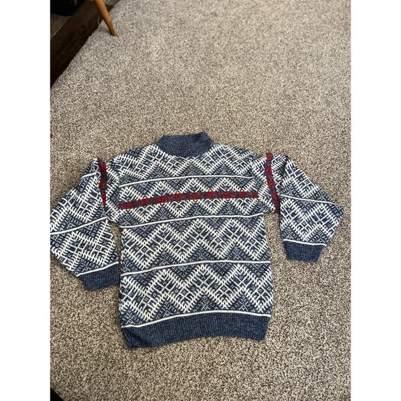 Bears Crossing Vintage Sweater Medium USA Made 80s 90s Novelty Crewneck USA - Picture 2 of 10